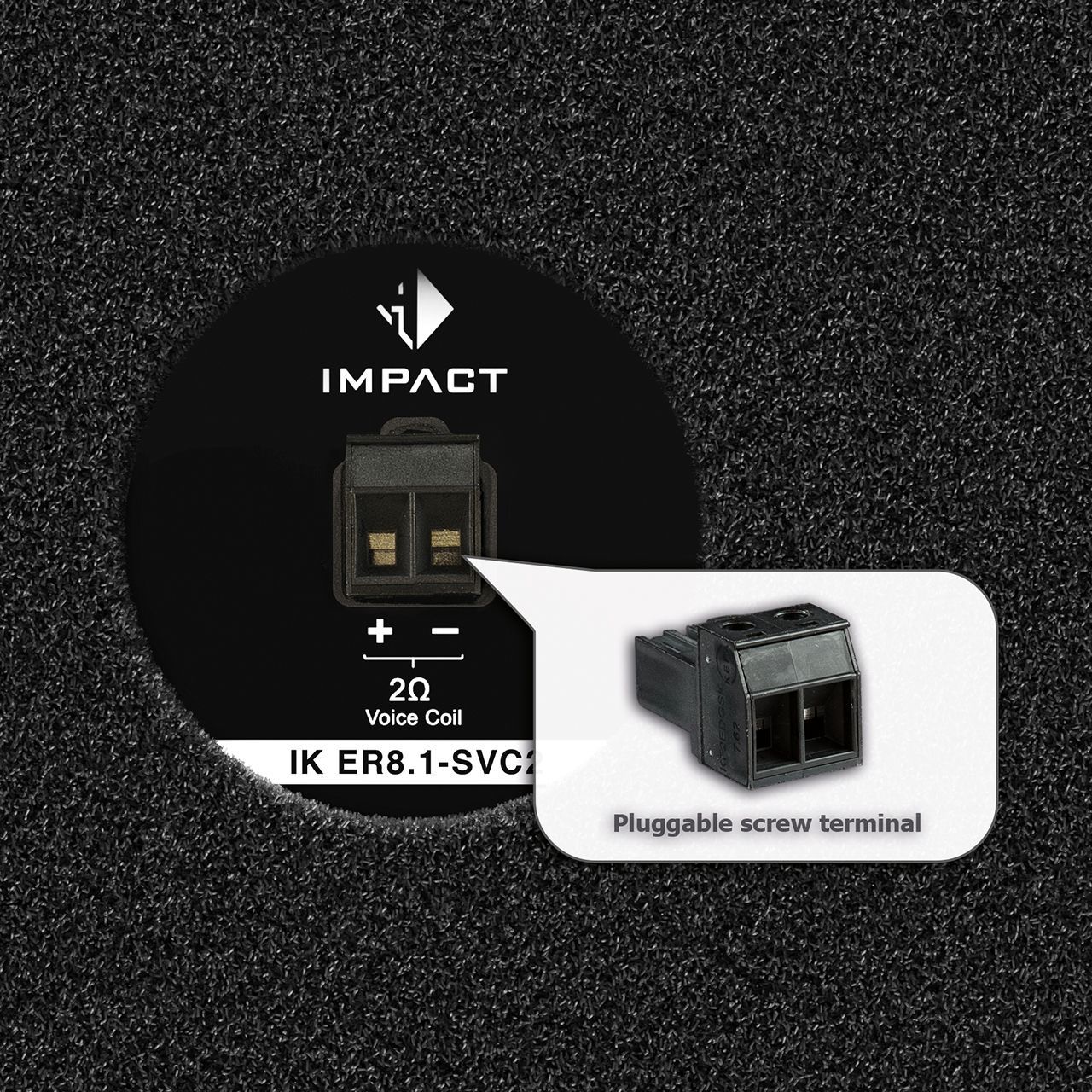 HELIX IK ER8.1 SVC2 - 1х2 Ом, сабвуфер (K330810)