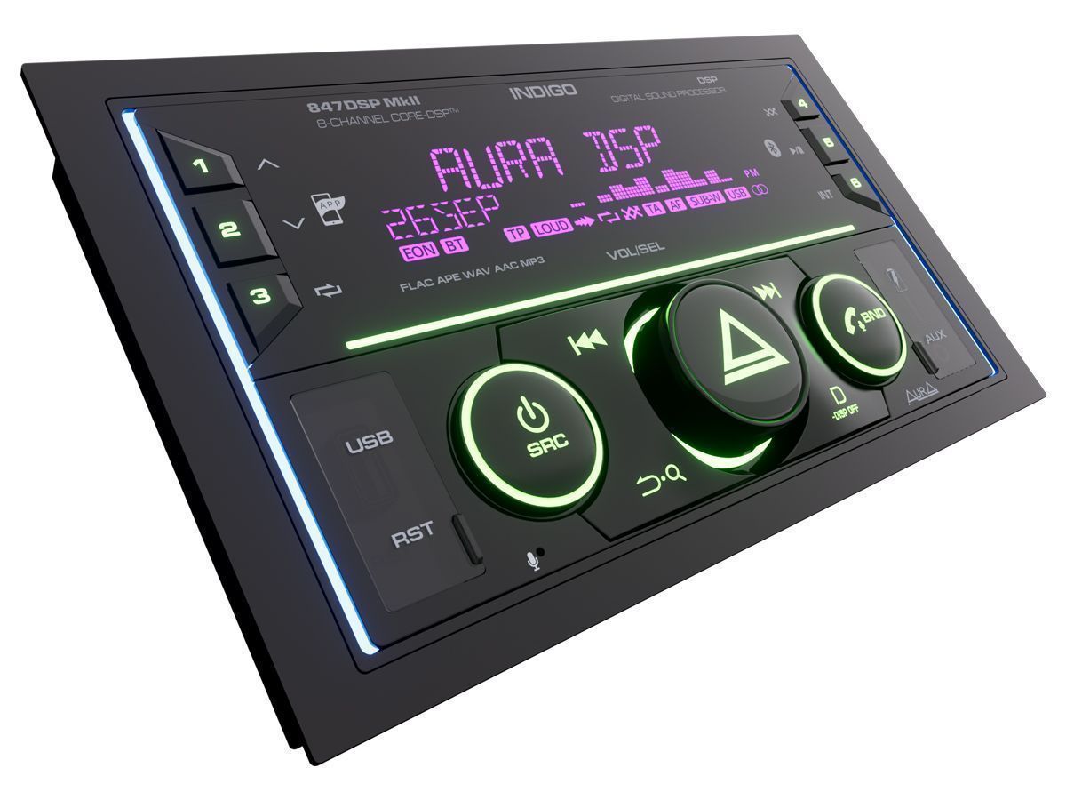 Aura INDIGO-847DSP-MKII автомагнитола 2DIN Aura INDIGO-847DSP-MKII автомагнитола 2DIN