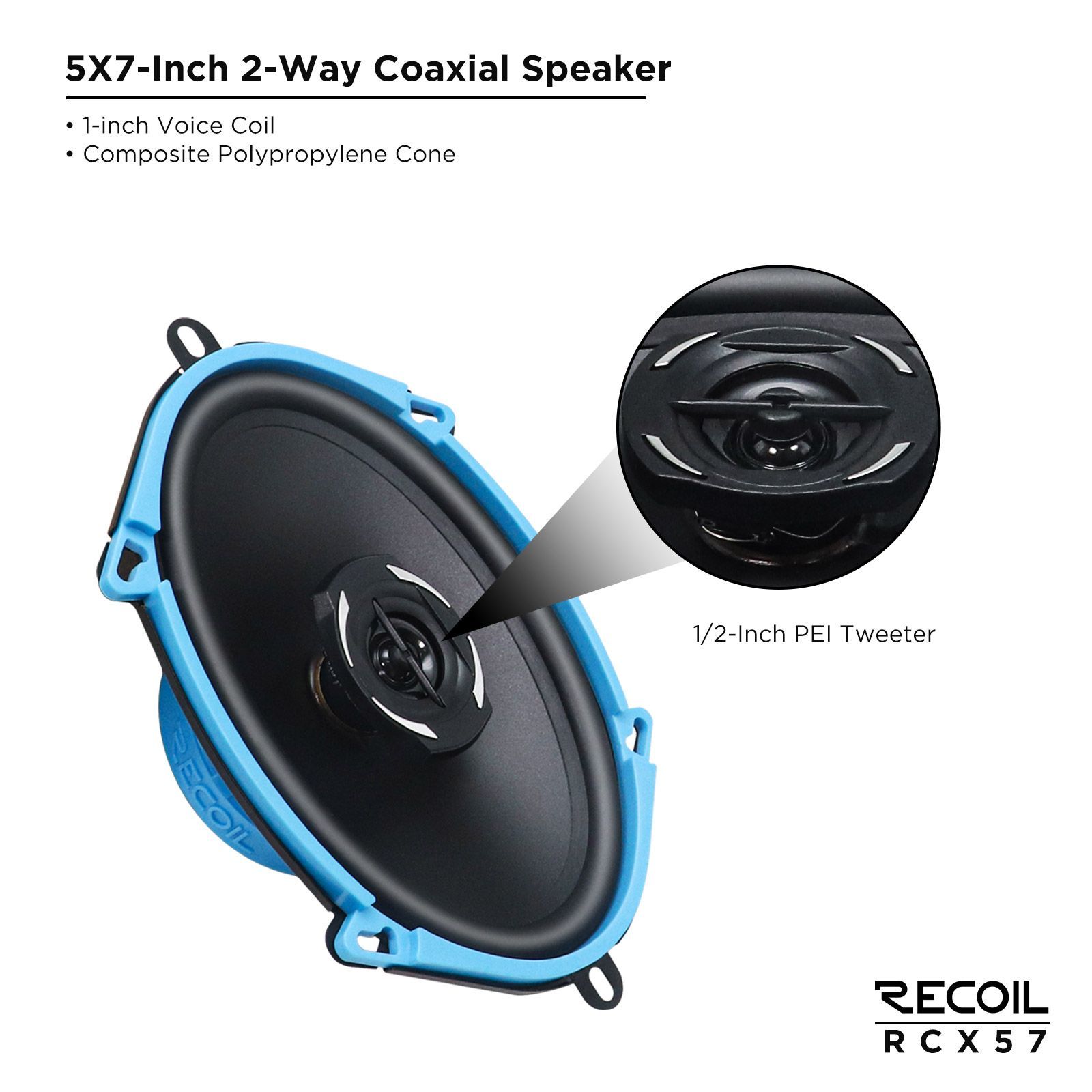 Recoil Audio ECHO RCX-57, коаксиальные динамики
