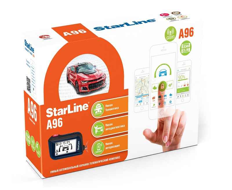 А/с StarLine A96 2CAN+2LIN GSM