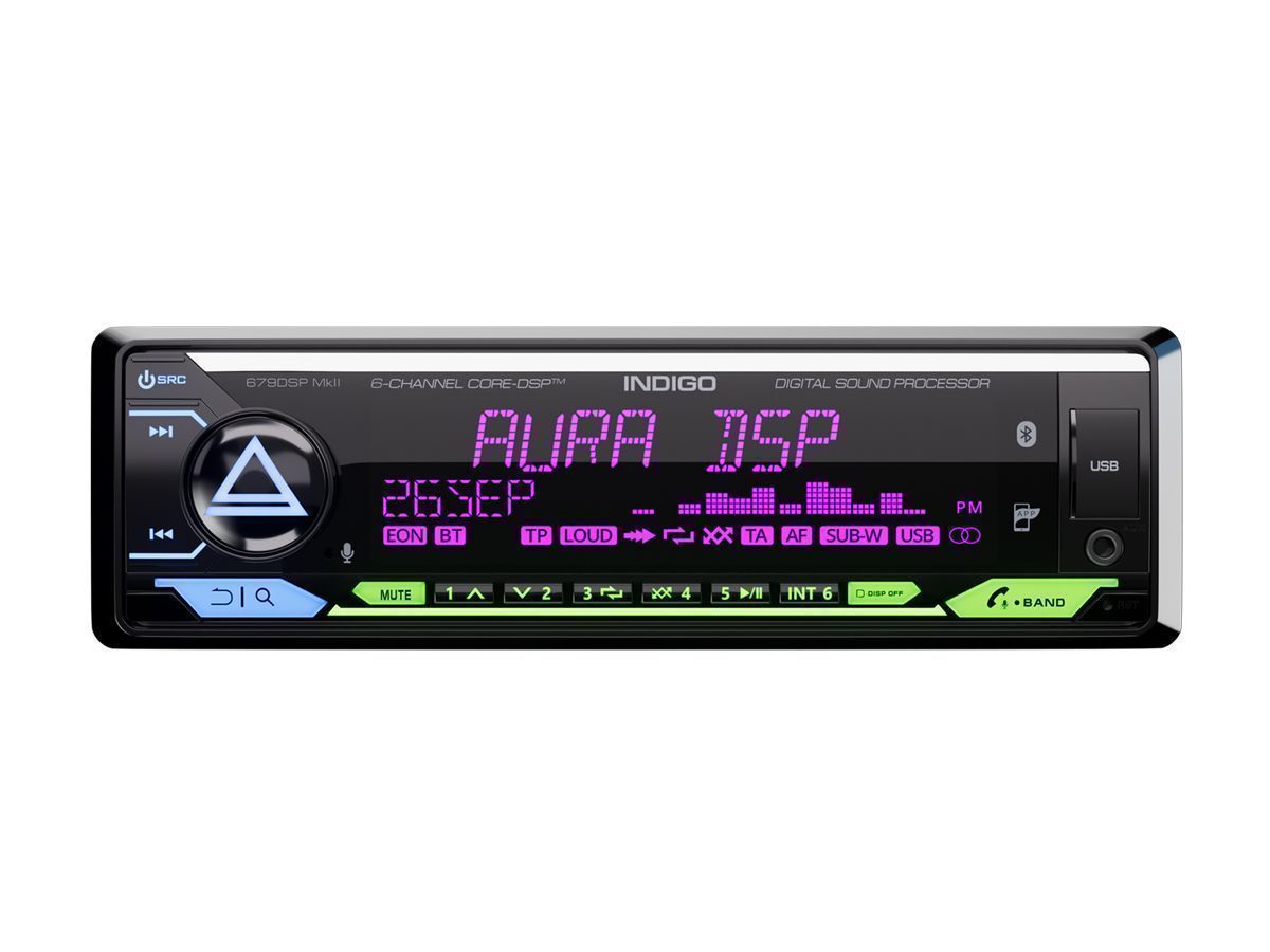 Aura INDIGO-679DSP, автомагнитола