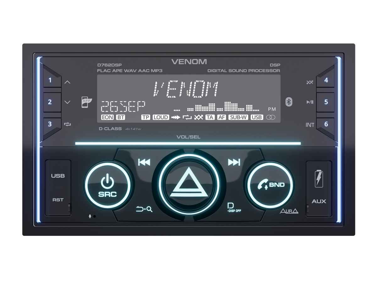 Aura Venom-D762DSP автомагнитола