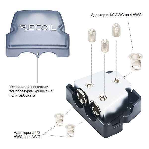 Recoil Audio MFH11 держатель предохранителя ANL