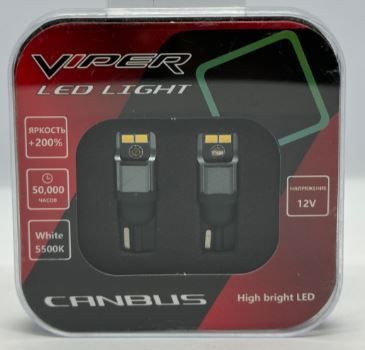 VIPER Т10 3020 4SMD, лампы LED