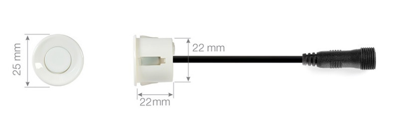 Датчик парктроника Park Master типа ZJ