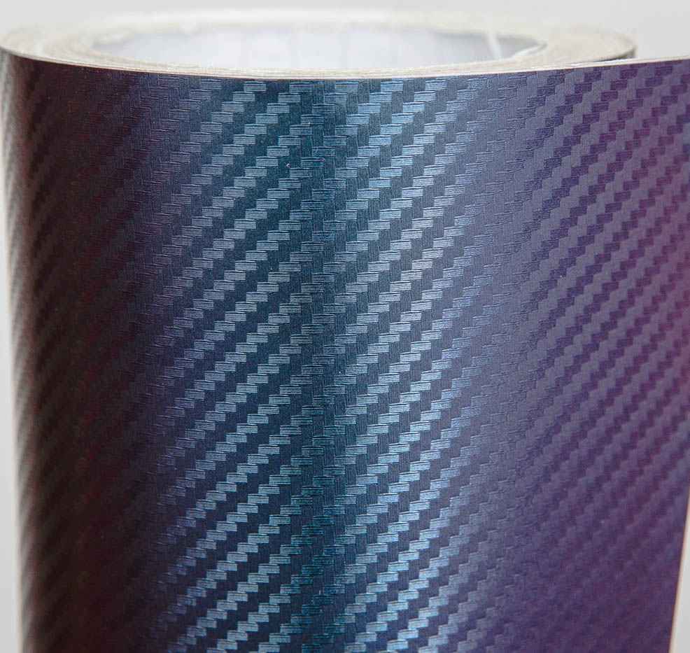 Пленка Хамелион Карбон Синий