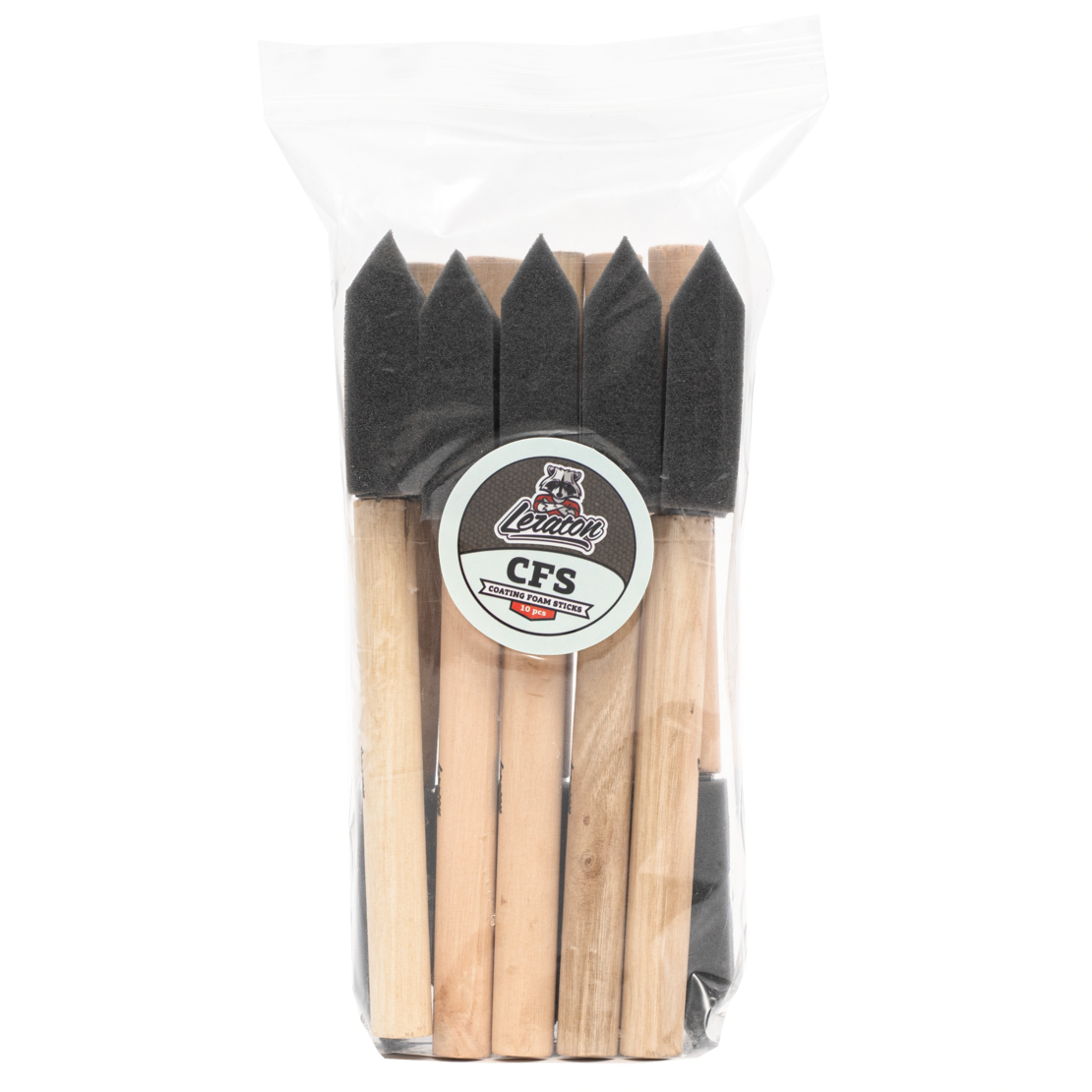 Набор из 10 аппликаторов-шпателей (дерево + поролон) LERATON CFS