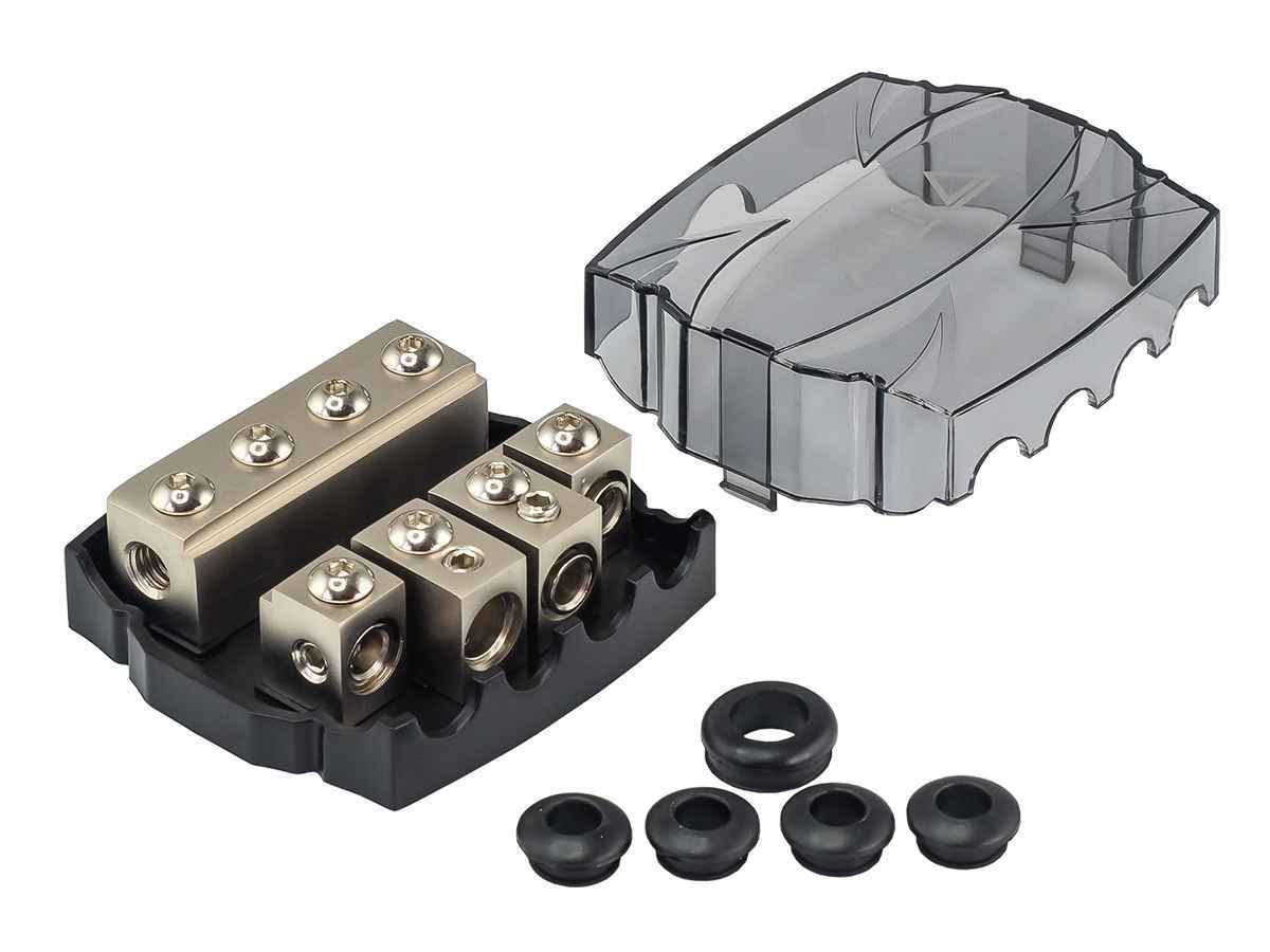 Aura FHM-4148 Держатель на 4 предохранителя mini ANL