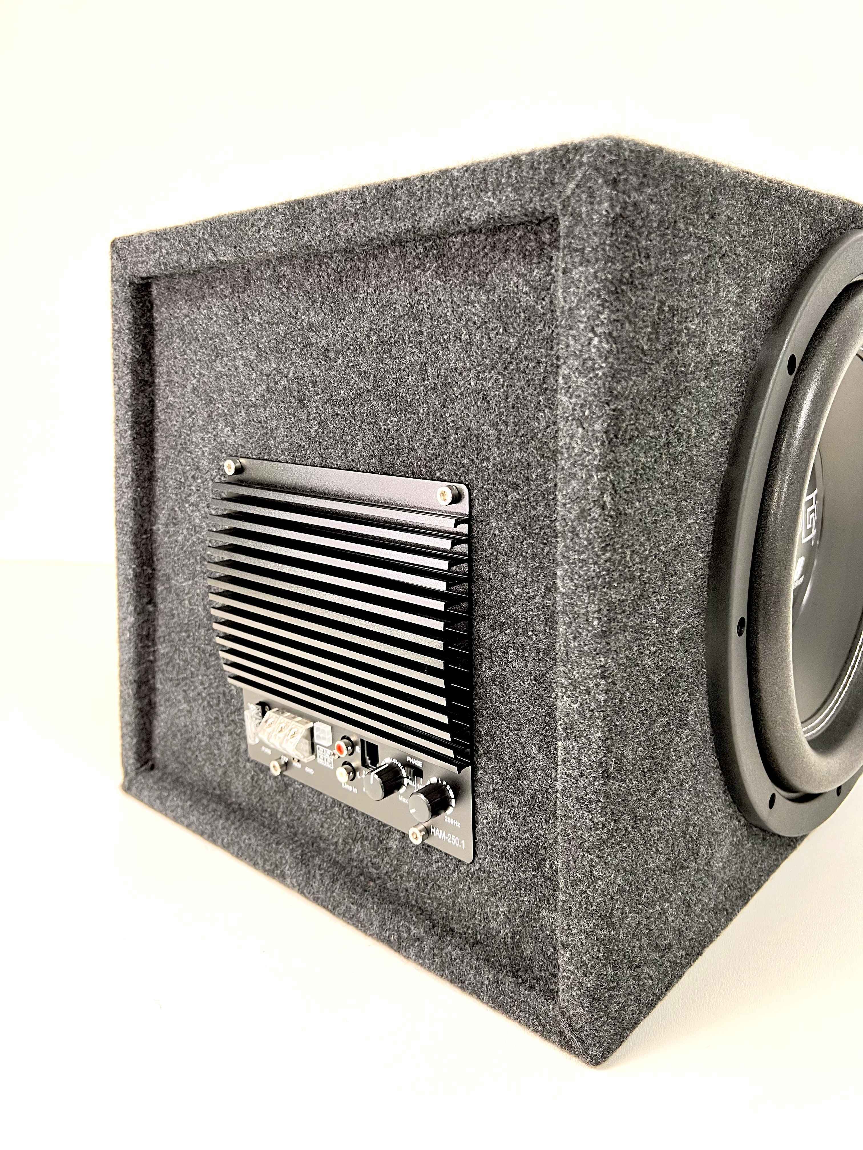 Hellion AWB-12/E12 с динамиком EDGE EDB12D2LITE-E0 активный сабвуфер