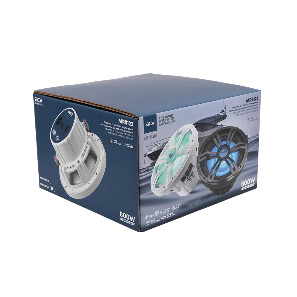 ACV MARINE MRS122DLW сабвуфер морская серия (белый)