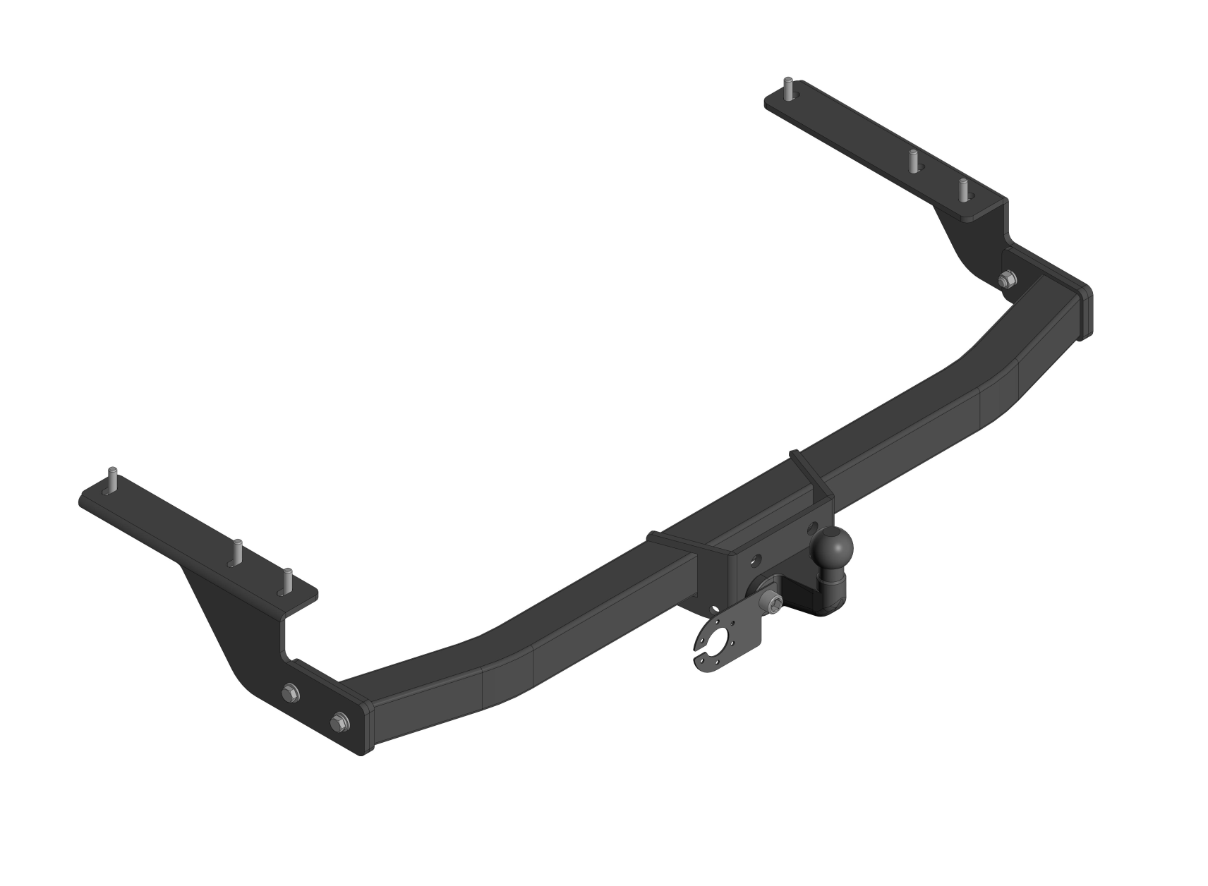 Фаркоп Уникар 22262F Toyota Harrier I поколение 1997-2003/Kluger 2000-2007, условно съемный шар