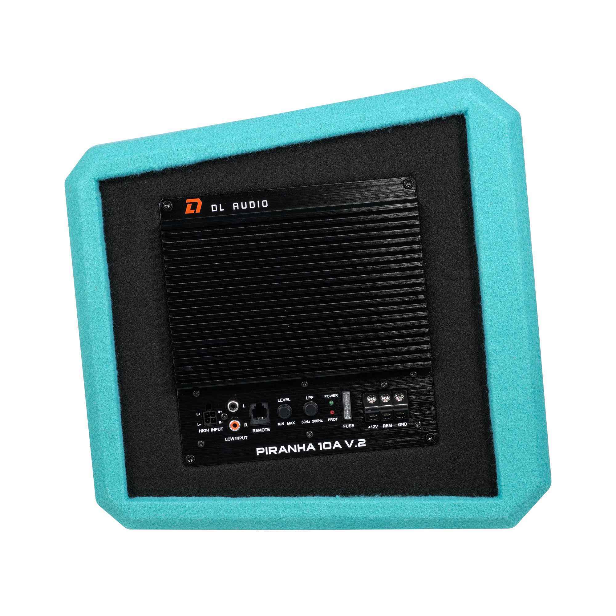 DL Audio Piranha 10A V.2 Marine активный сабвуфер (аквамариновый)