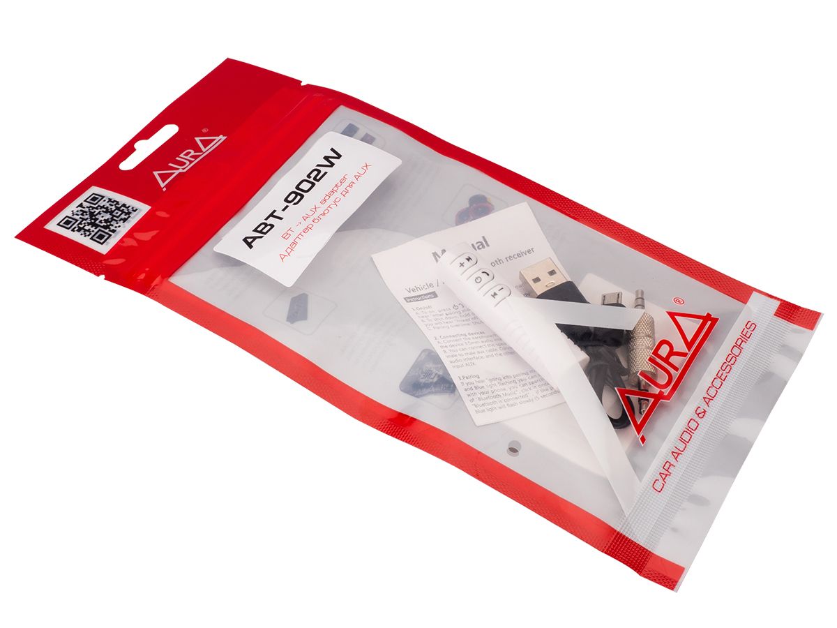 Aura ABT-902W AUX адаптер, разъем Mini 3,5 mm jack Aura ABT-902W AUX адаптер, разъем Mini 3,5 mm jack