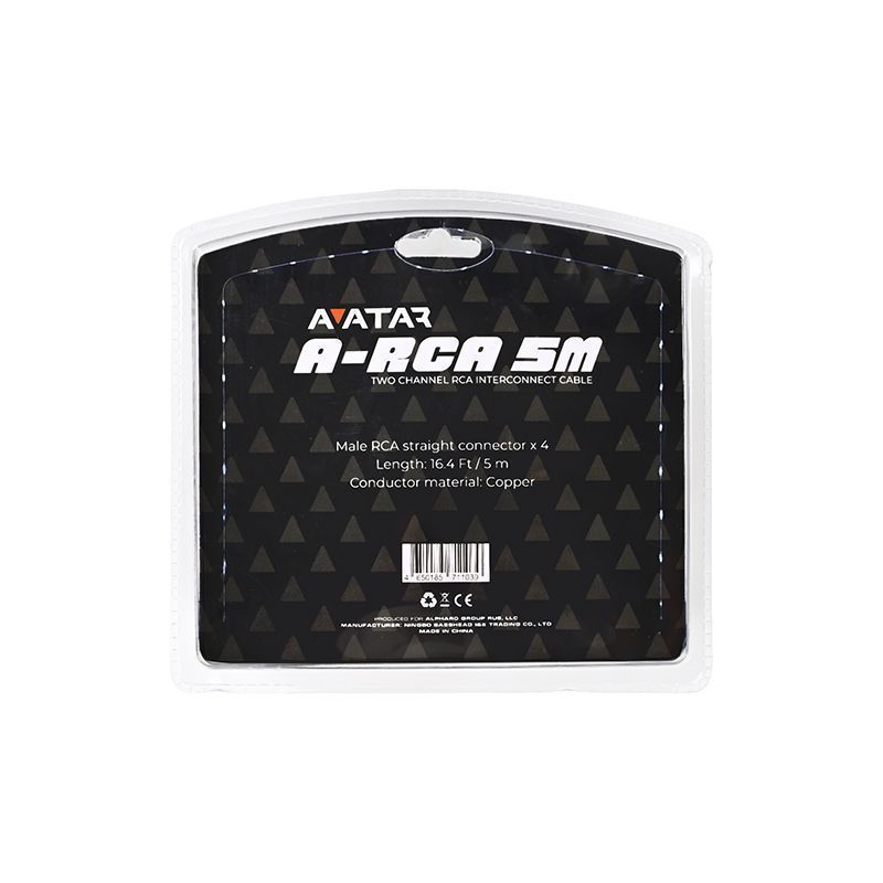 Avatar A-RCA 5m межблочный кабель 5 метров Avatar A-RCA 5m межблочный кабель 5 метров