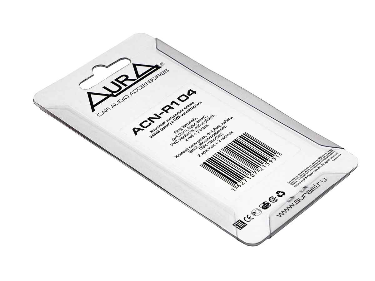 Aura ACN-R104 клемма силовая кольцо 8 GA Aura ACN-R104 клемма силовая кольцо 8 GA
