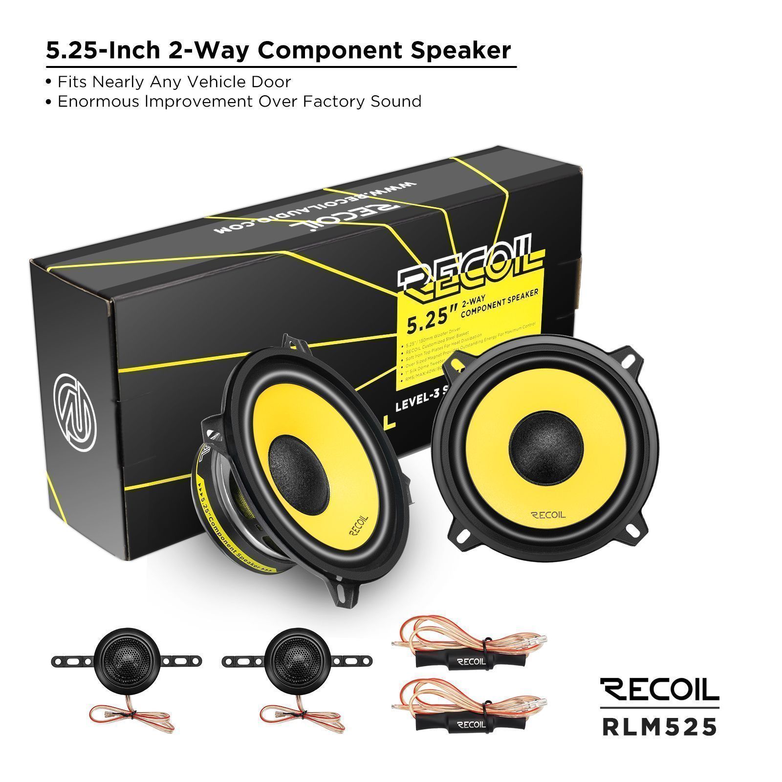 Recoil Audio RLX-525, коаксиальные динамики