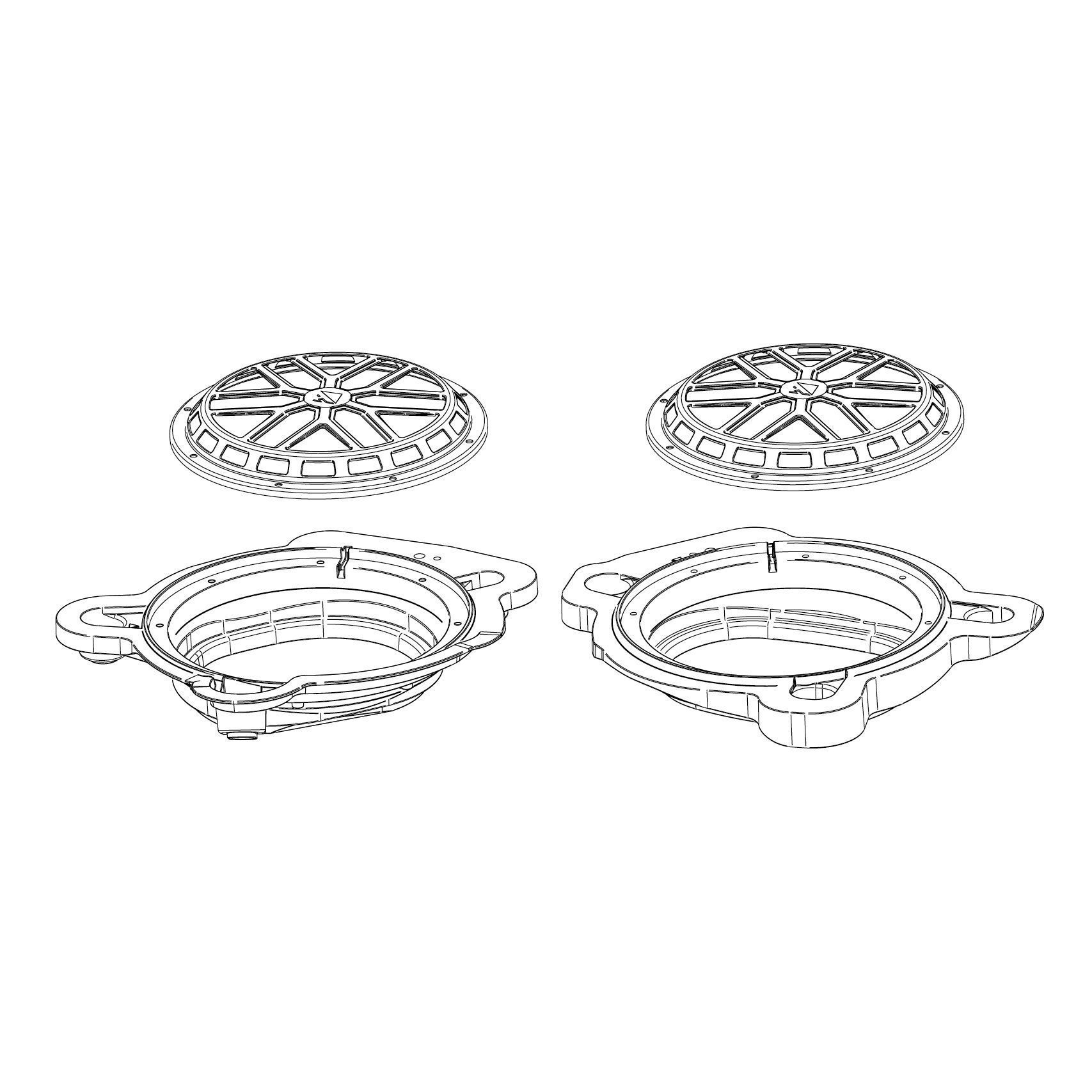 HELIX CFMK200 MB.1S монтажные кольца