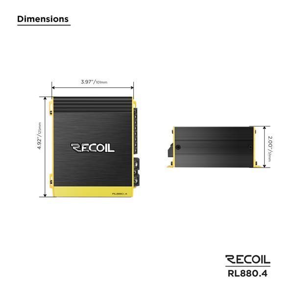Recoil Audio RL880.4 усилитель
