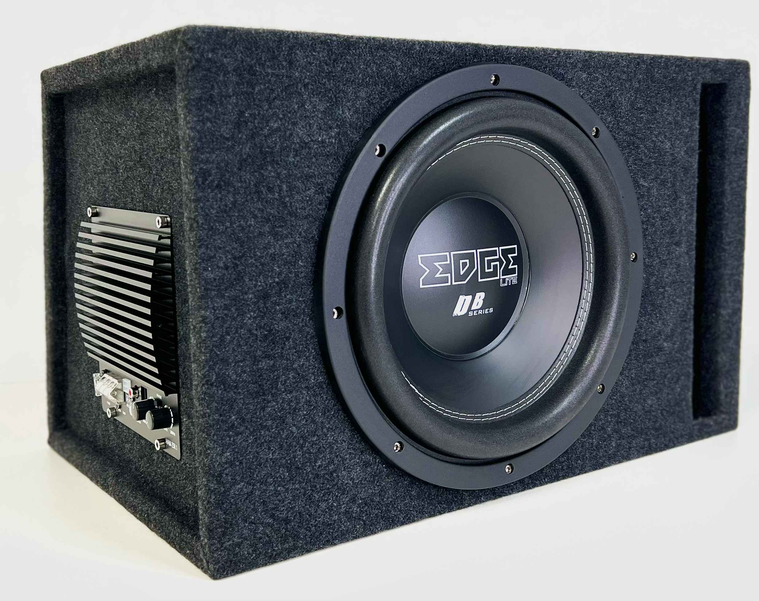 Hellion AWB-12/E12 с динамиком EDGE EDB12D2LITE-E0 активный сабвуфер