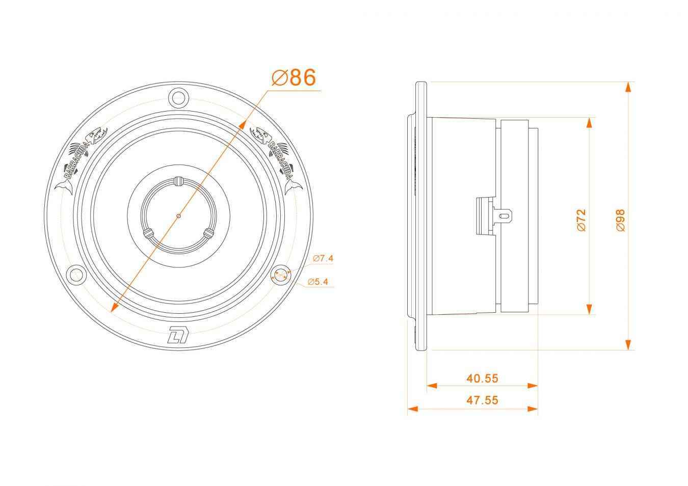 Акус. сист. DL Audio Barracuda Tweeter SE