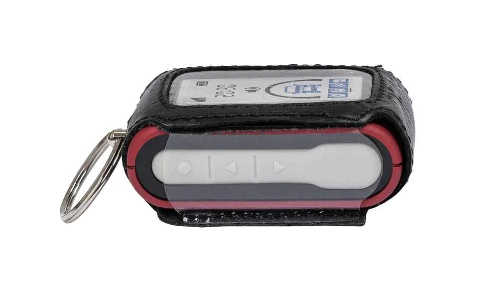 Чехол для брелока StarLine D-серия кожа, черный (оригинал)