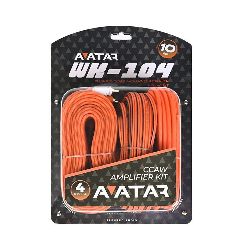 Avatar WK-104 комплект для 4-канального усилителя Avatar WK-104 комплект для 4-канального усилителя