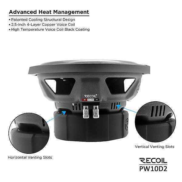 Recoil Audio PW10D2 сабвуфер
