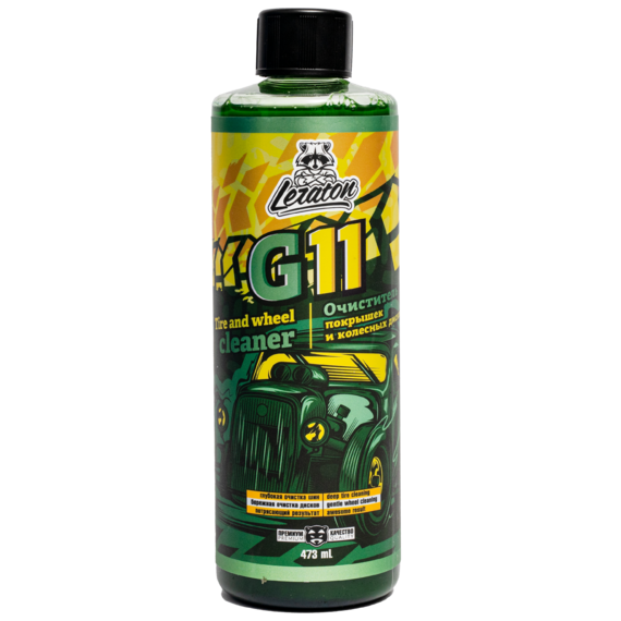 Очиститель покрышек и колесных дисков LERATON G11 473мл.