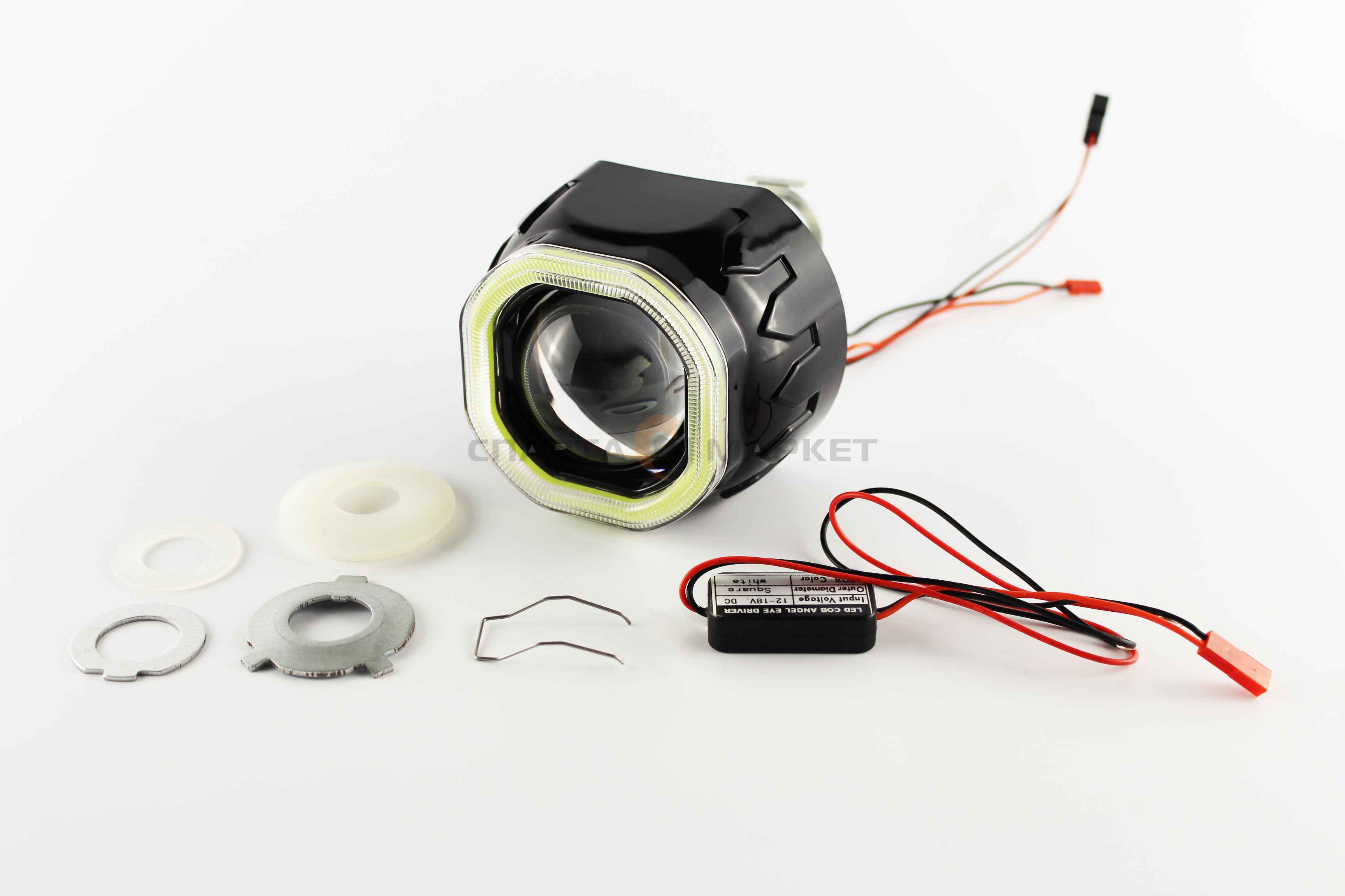 Биксеноновый модуль Clearlight 2,5 черный с LED подсветкой (1шт)