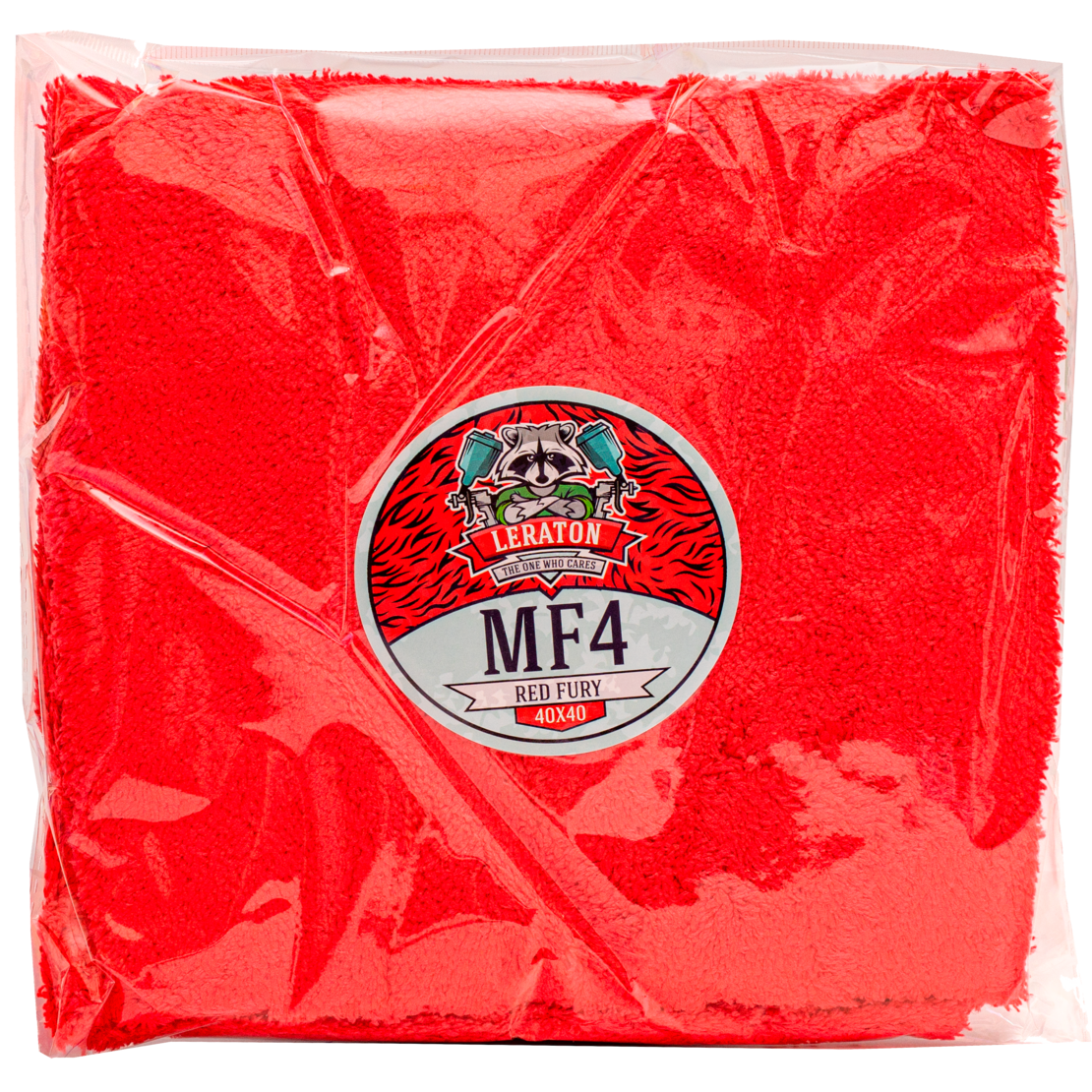 Полировальная микрофибра без краев LERATON RED FURY MF4 40x40 Полировальная микрофибра без краев LERATON RED FURY MF4 40x40