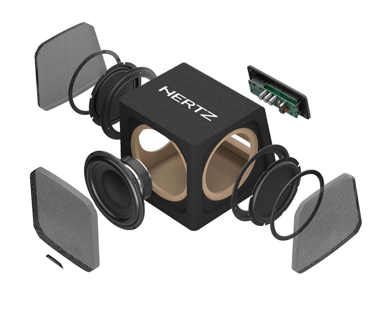 Hertz DBA 201, активный корпусной сабвуфер