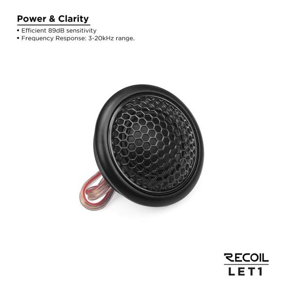 Recoil Audio LET1, высокочастотные динамики