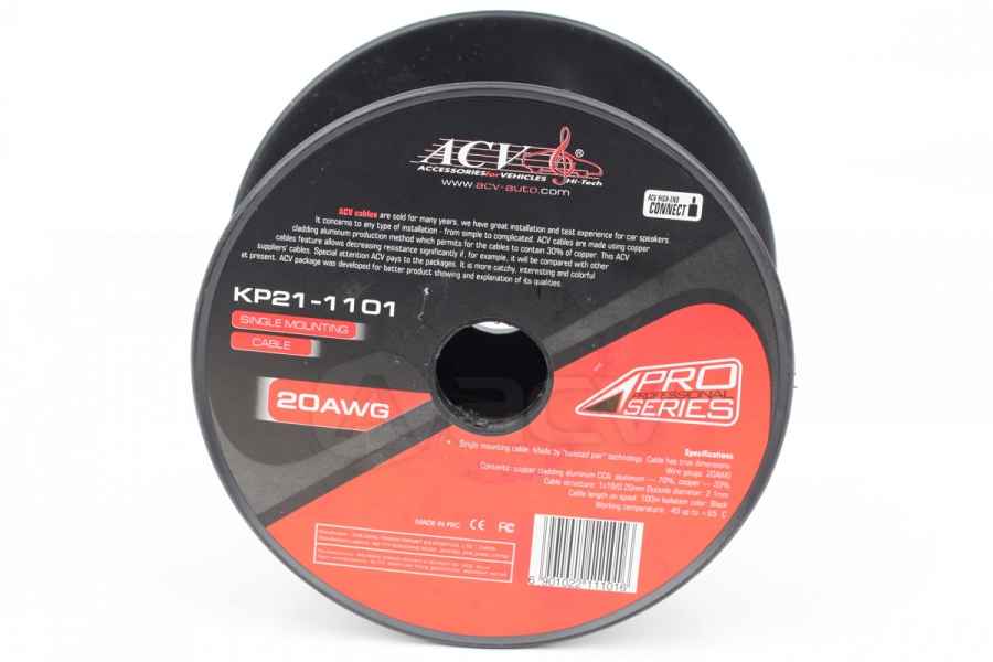 Провод монтажный ACV KP21-1101 1x0.5мм 100м