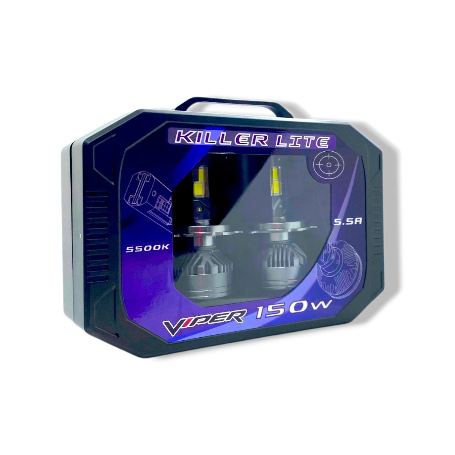 VIPER KILLER LITE D2S 150W, лампы LED головного света