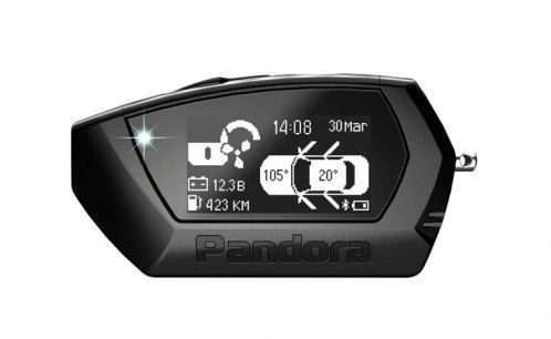 Брелок LCD D027 black