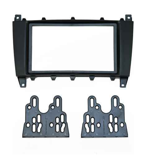 Переходная рамка для Mercedes C (W203) 04-07, W209 05-09 2DIN