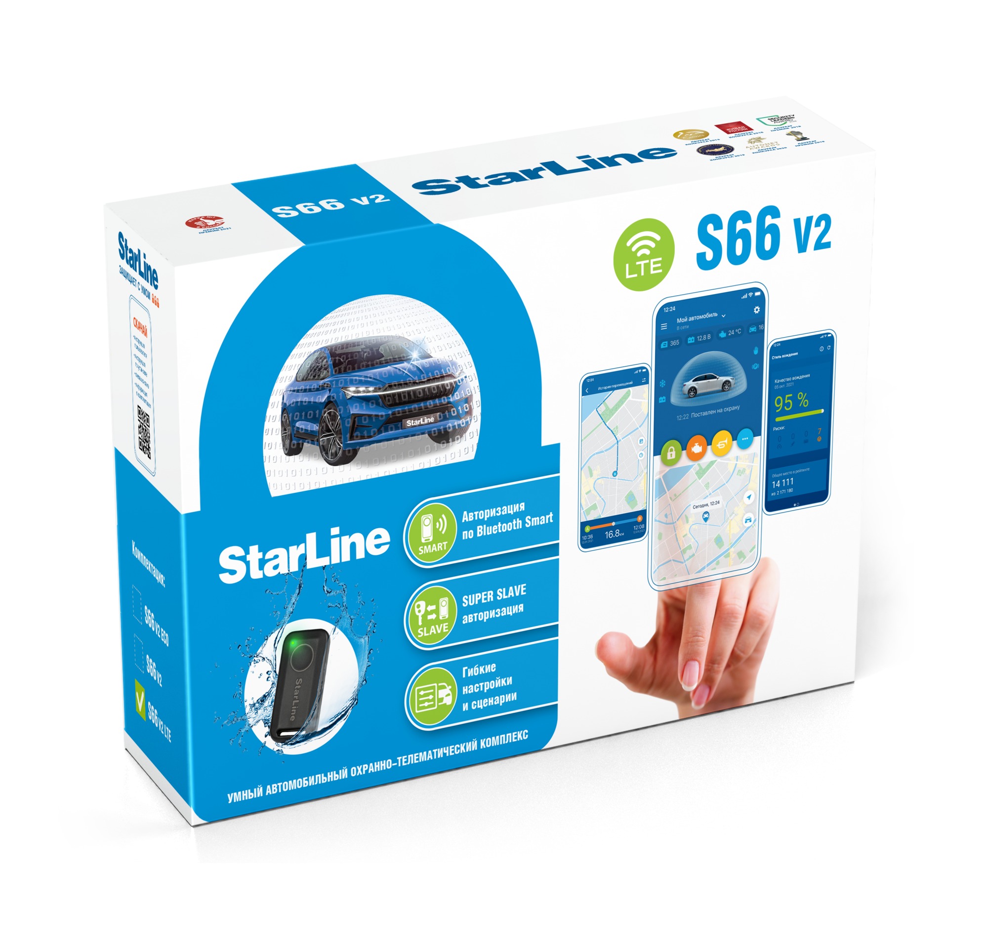 StarLine S66 V2 LTE, охранно-телематический комплекс