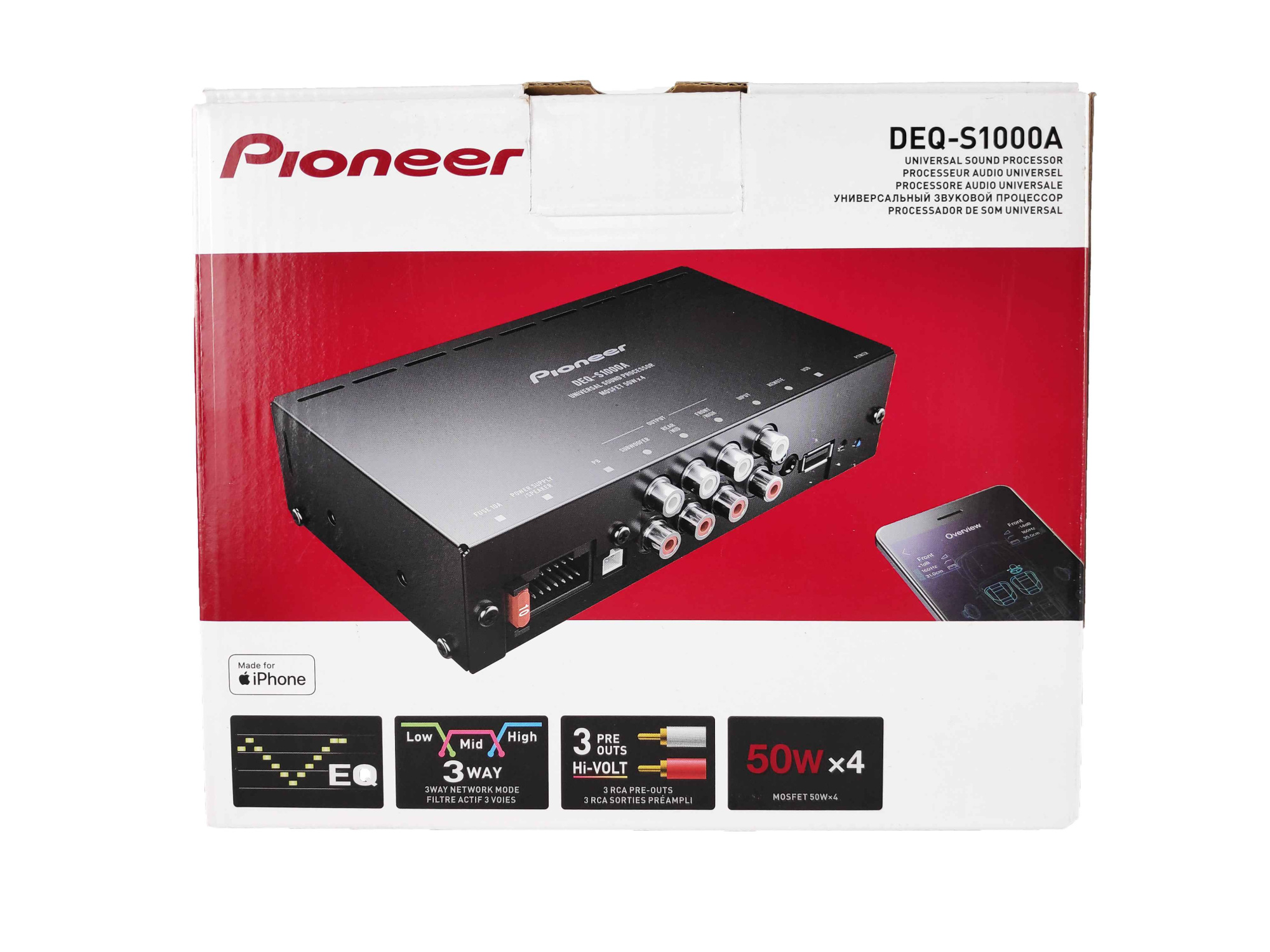 Pioneer DEQ-S1000A Процессор с усилителем Pioneer DEQ-S1000A Процессор с усилителем