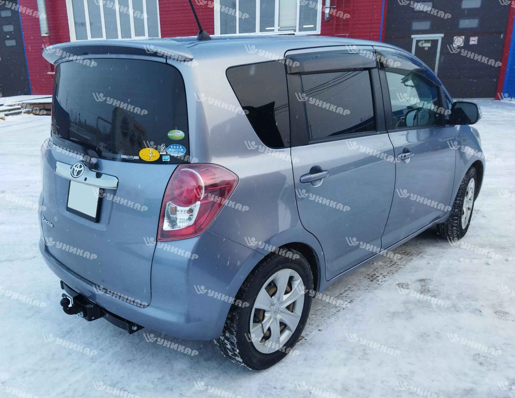 Фаркоп Уникар 01023А для Toyota Ractis I поколение 2005-2010, условно съемный шар (тип F)