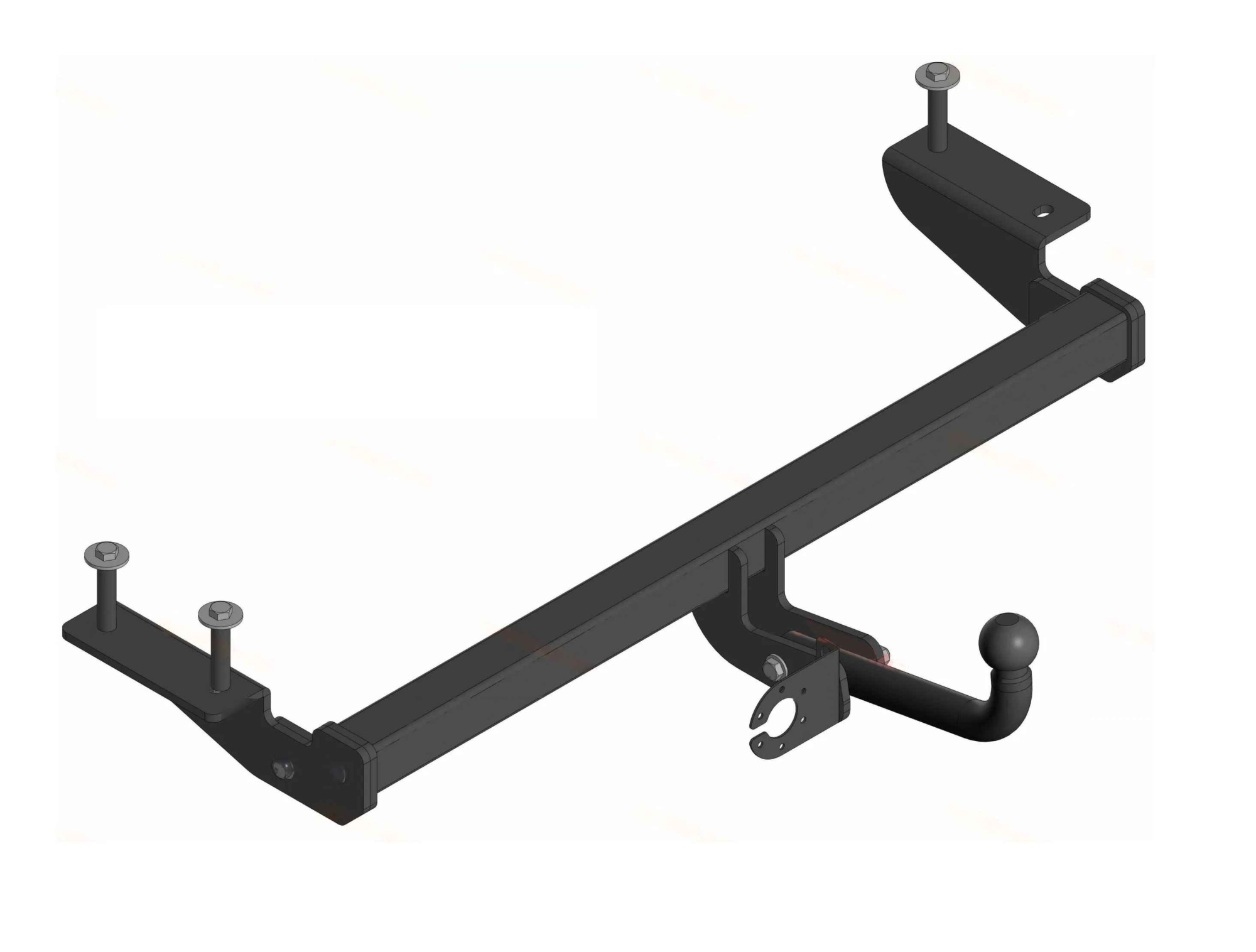 Фаркоп Уникар 17228А для Nissan Leaf I поколение 2009-2017, съемный шар (тип А)