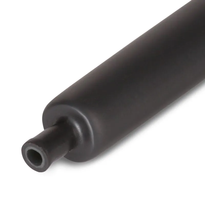 КВТ Клеевая трубка ТТК (2:1)-6/3 (черный) с коэффициентом усадки 2:1