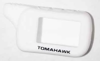 Силиконовый чехол на пульт автосигнализации ТОМАГАВК TZ-9010/9020/9030, белый