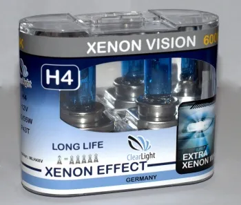 Clearlight Лампа H4 12V-60/55W XenonVision (2 шт.)