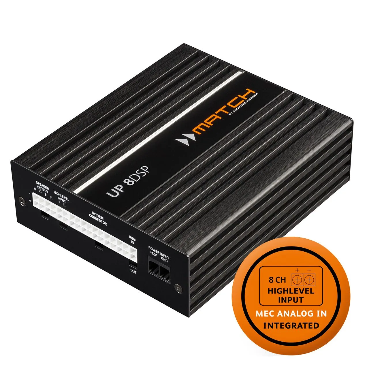 MATCH UP 8DSP MEC ANALOG IN 8-канальный усилитель со встроенным 9-канальным DSP (M118004) MATCH UP 8DSP MEC ANALOG IN 8-канальный усилитель со встроенным 9-канальным DSP (M118004)