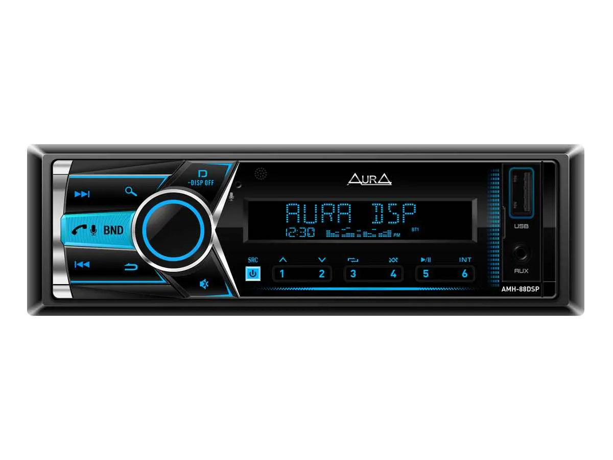 Aura AMH-88DSP, автомобильный процессорный BT/USB ресивер Aura AMH-88DSP, автомобильный процессорный BT/USB ресивер