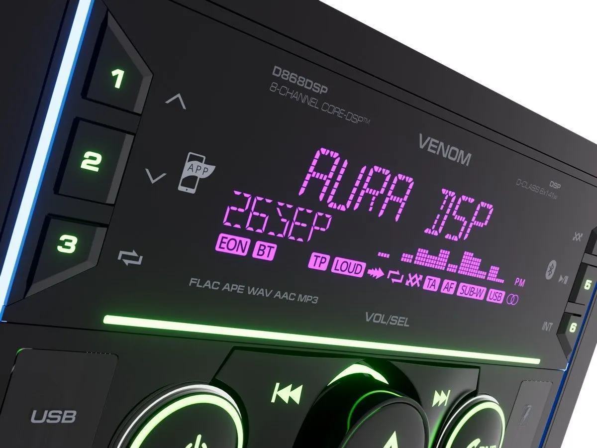 Aura Venom-D868DSP автомагнитола Aura Venom-D868DSP автомагнитола