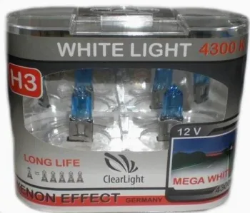 Clearlight Лампа H3 12V-55W WhiteLight (2 шт)
