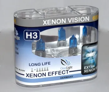 Clearlight Лампа H3 12V-55W XenonVision (2 шт.)