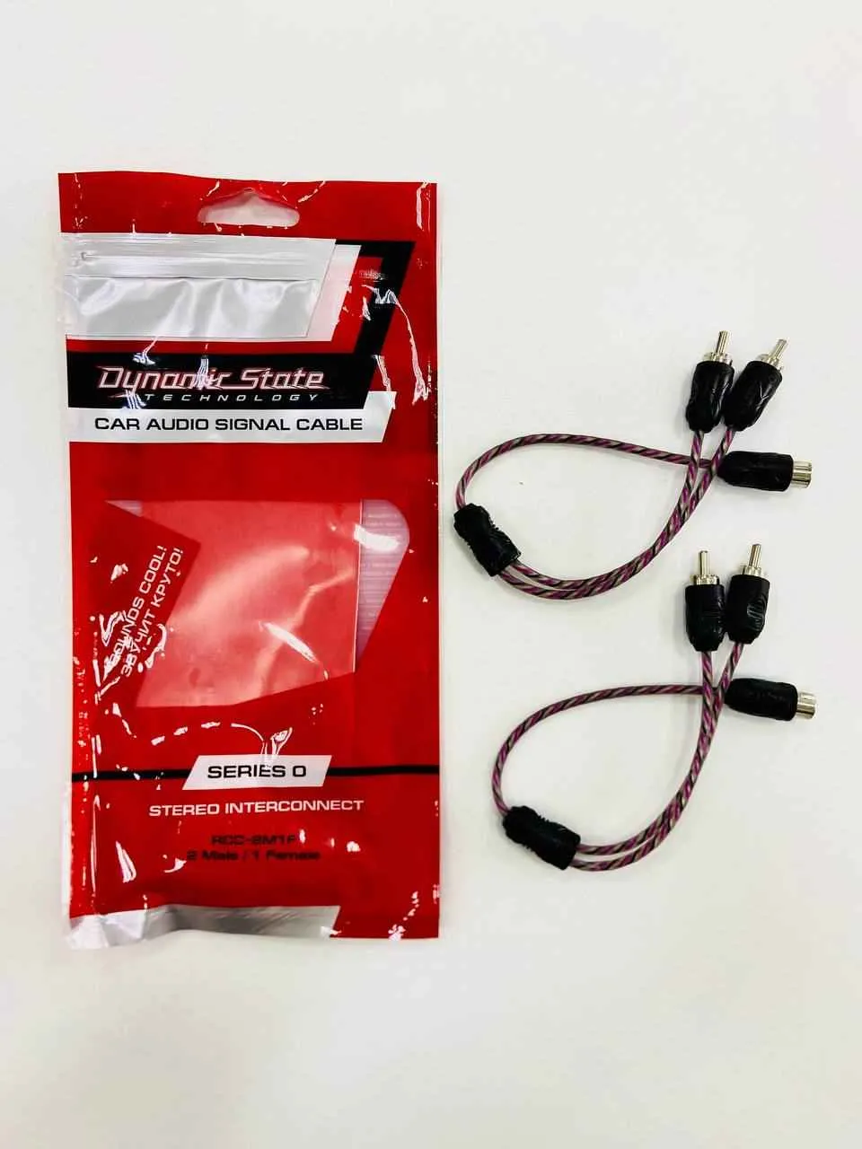 Dynamic State RCC-2M1F SERIES 0 Сигнальный кабель RCA, Y-адаптер Dynamic State RCC-2M1F SERIES 0 Сигнальный кабель RCA, Y-адаптер