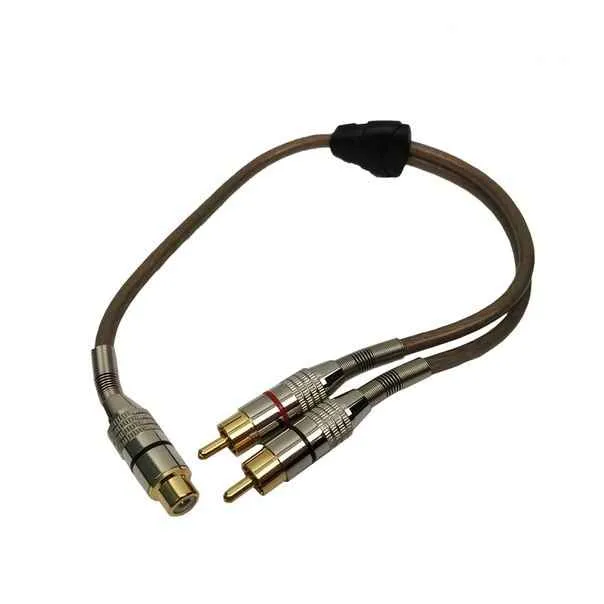 Dynamic State RCX-2M1F SERIES 3 Сигнальный кабель RCA, Y-адаптер Dynamic State RCX-2M1F SERIES 3 Сигнальный кабель RCA, Y-адаптер